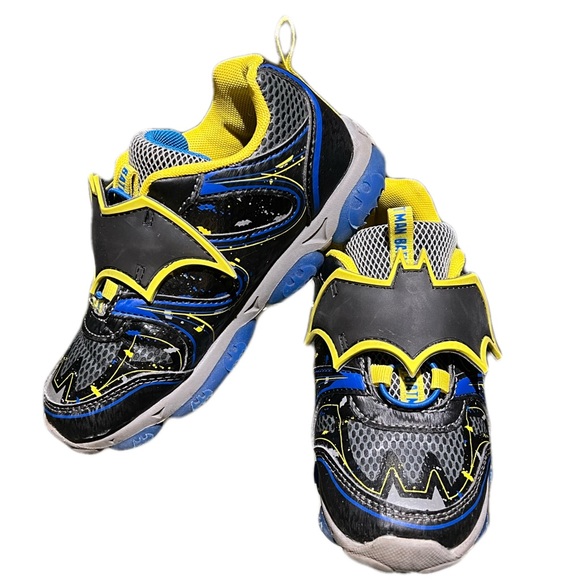 Batman Light Up Athletic Slip On Sneakers - Picture 2 of 5